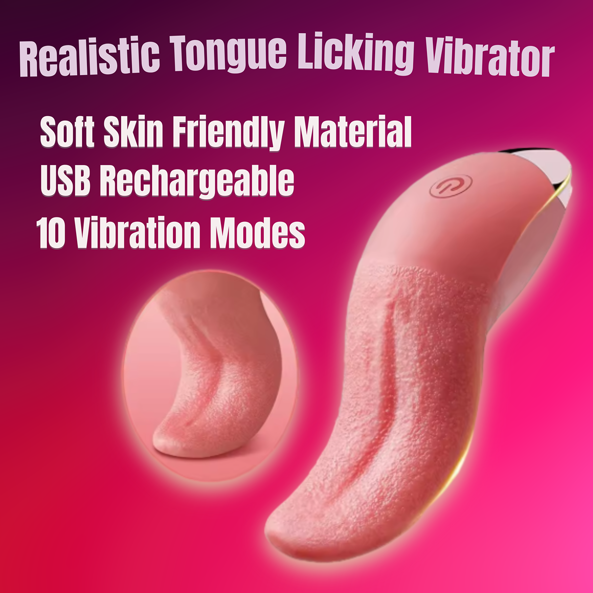 Tongue licking Vibrator